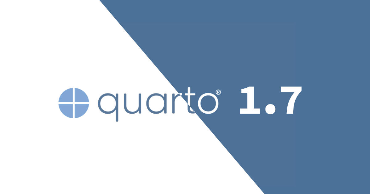 Quarto 1.7: half the Quarto logo is light on dark, the other half dark on light